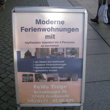 2 Ferienwohnungen Mitten In Der Innenstadt Greifswald Bagian luar foto