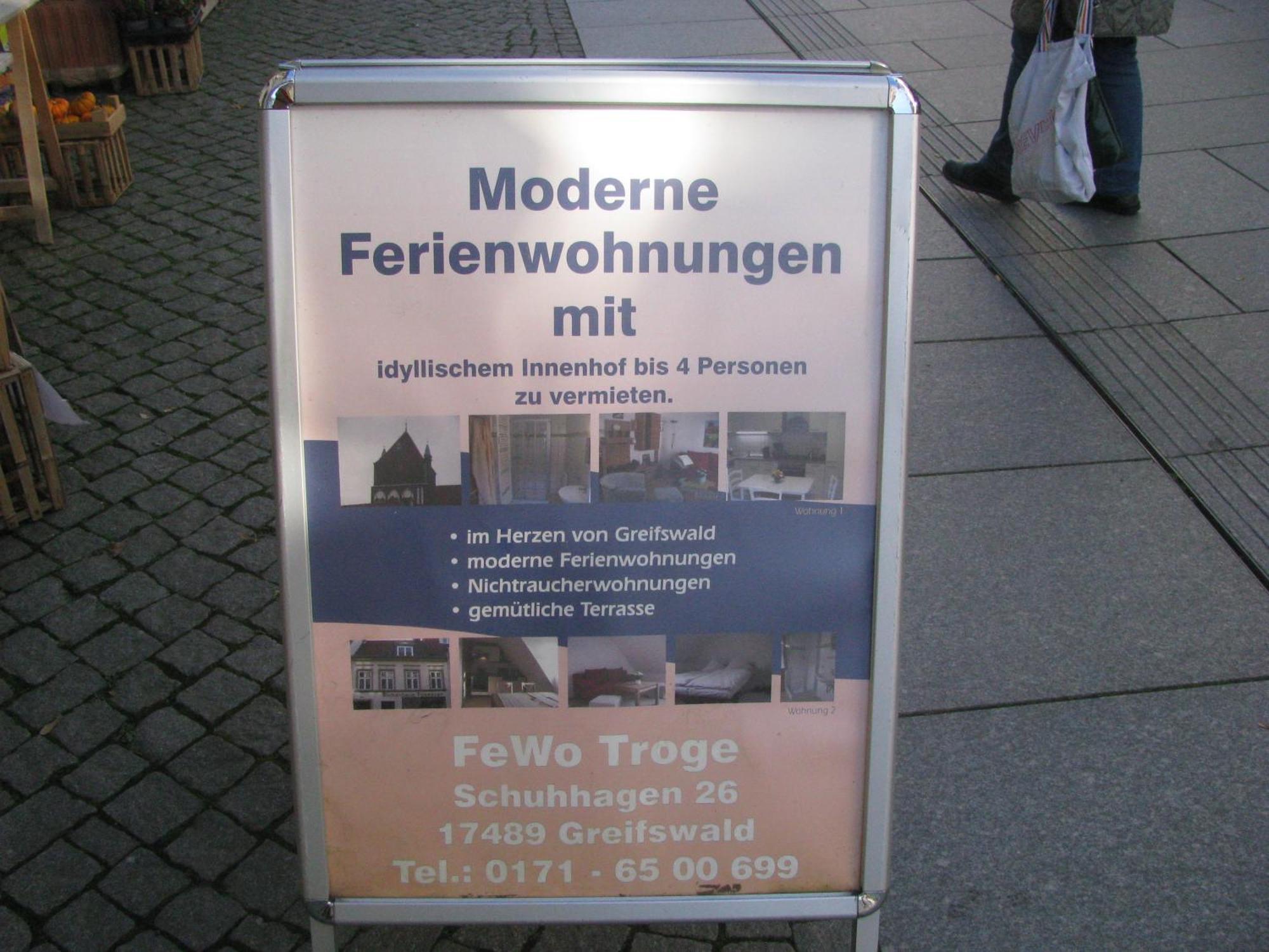 2 Ferienwohnungen Mitten In Der Innenstadt Greifswald Bagian luar foto